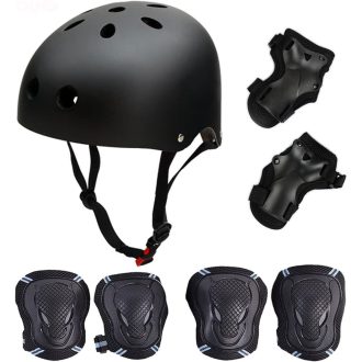   SelfLove Gördeszka Védőfelszerelés Sisak Térdvédő Könyökvédő Csuklóvédő