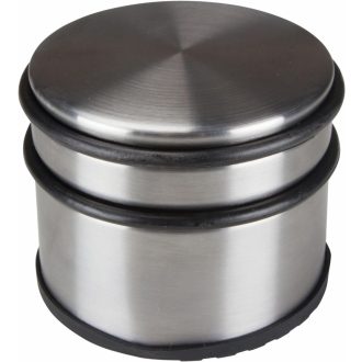   Perel rozsdamentes acél ajtótartó 9 cm átmérő 7,5 cm magas 1,1 kg