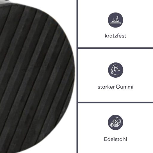 Perel rozsdamentes acél ajtótartó 9 cm átmérő 7,5 cm magas 1,1 kg