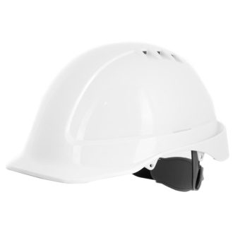   Cască de protecție Beeswift cu boruri scurte, albă, mărime universală