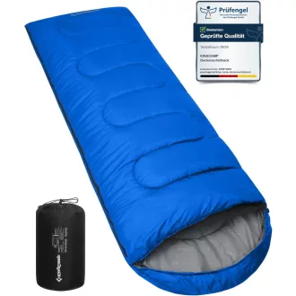   KingCamp könnyű hálózsák 3-4 évszakos camping kempingezéshez gyerekeknek felnőtteknek, ‎220 x 75 x 7.62 cm