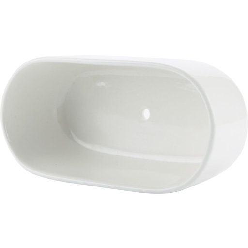 Ghiveci ceramică pentru cactus T4U cu suport de bambus, ghiveci dreptunghiular pentru suculente