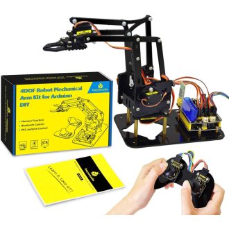   KEYESTUDIO 4 tengelyes robotkar szervomotorokkal Arduino programozható gyerekeknek