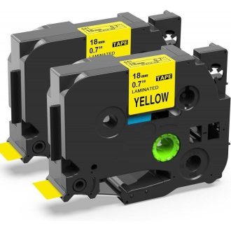   Címke Szalag 2db, Sárga-Fekete,  Kompatibilis Brother P-Touch TZe-641 Újracsomagolt termék