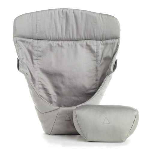 Ergobaby Újszülött Betét Original Collection - Szürke Pamut Babahordozó Kiegészítő 3,2-5,5 kg Babáknak, Géppel Mosható
