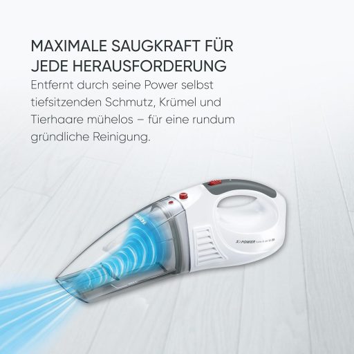 SEVERIN 3in1 akkumulátoros kézi porszívó autóhoz és otthonhoz 7.4V Li-ion