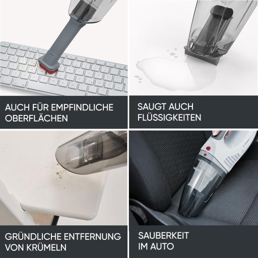 SEVERIN 3in1 akkumulátoros kézi porszívó autóhoz és otthonhoz 7.4V Li-ion