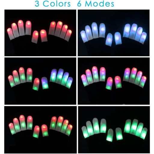 Vicloon LED kesztyű világító gyerek Halloween karnevál party disco