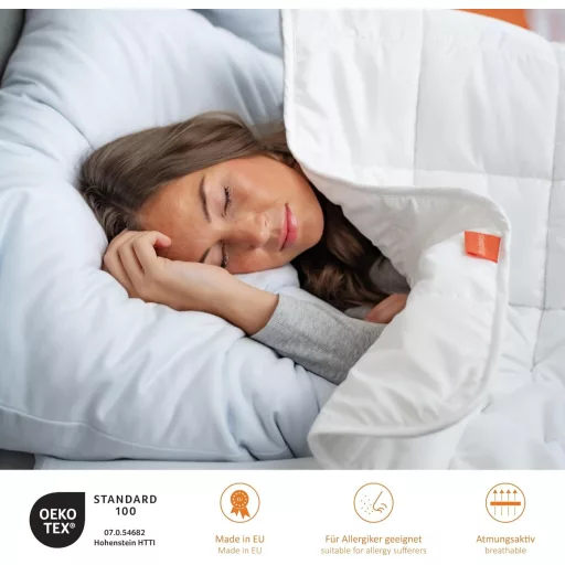 Sleepling Comfort 100 mikroszálas párna fehér 40x80 cm 2 darabos szett