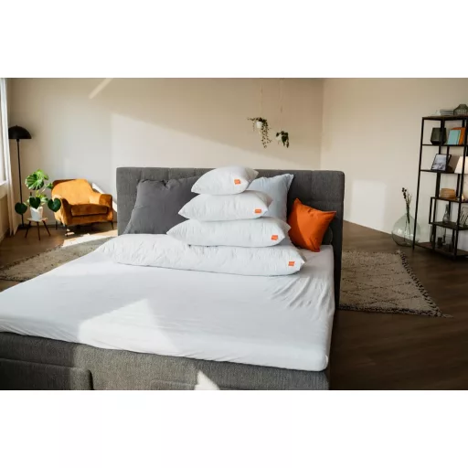 Sleepling Comfort 100 mikroszálas párna fehér 40x80 cm 2 darabos szett