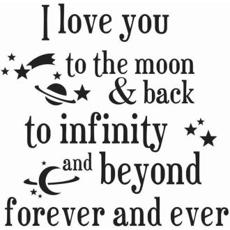   I Love You fali matrica dísz(60 x 44 cm) - Újracsomagolt termék