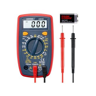   AstroAI Digitális Multiméter AC/DC Feszültség Árammérő Ellenállás Teszter Háttérvilágítással