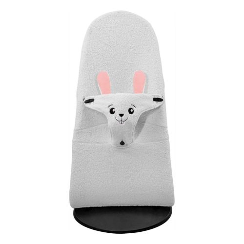 Husă JYOKO KIDS pentru șezlong Babybjorn Soft și Balance, model iepuraș, material polar, hipoalergenică, cu certificat Oeko-Tex, 45g
