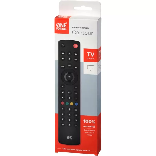 One for All URC1210 univerzális TV távirányító tanulófunkcióval, minden TV típushoz