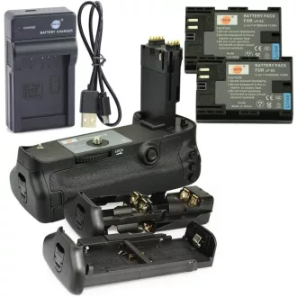   DSTE BG-E11 Akkumulátor Markolat + 2db LP-E6 Akkumulátor + USB Töltő Canon EOS 5D Mark III 5D3 Fényképezőgéphez - 7.4V/2600mAh

AI: I've cre