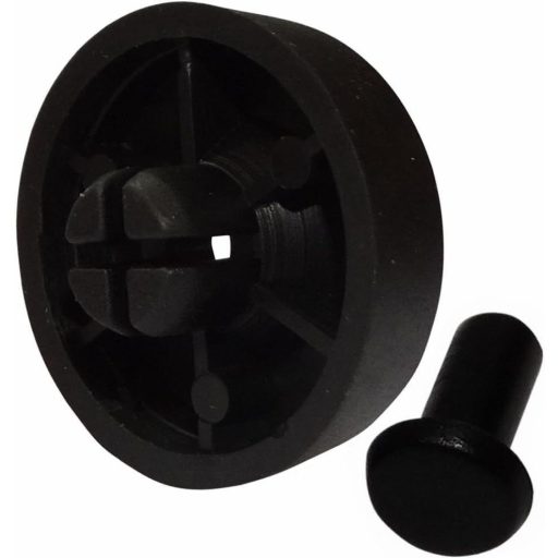 Aerzetix 4ks Čierne PE PH Nôžky Nábytku Podložky Kompatibilné s Bolzen