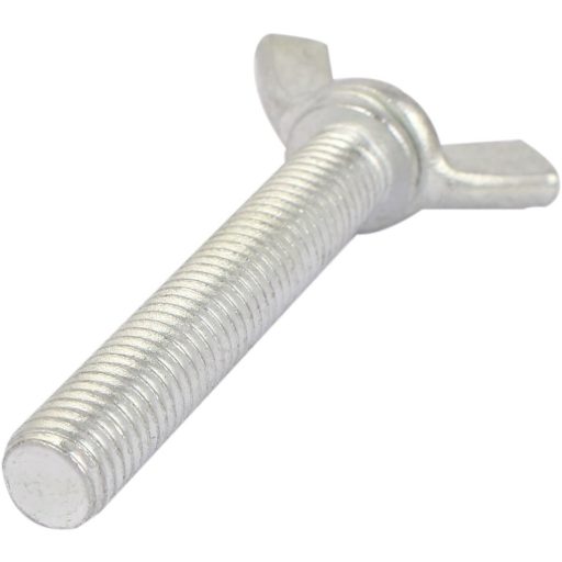 Ezüst M10x60mm szárnyas csavar, 4 db - Sourcing Map