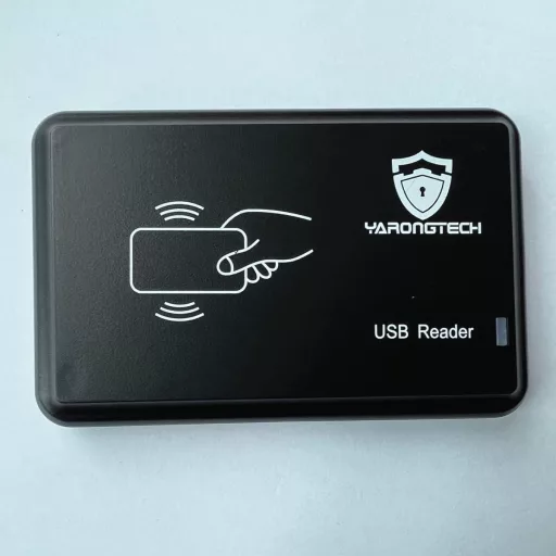 Cititor de carduri YARONGTECH USB MIFARE cu tehnologie RFID de 13.56MHz - Compatibil ISO14443A HF pentru PC, Citire 10 Digits.