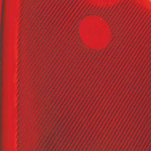 GIMA 2 literes meleg vizes palack piros színben