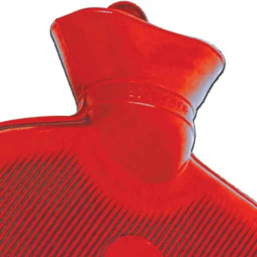 Sticlă cu apă caldă GIMA de 2 litri, de culoare roșie