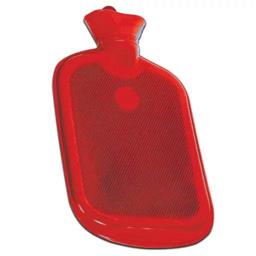 Sticlă cu apă caldă GIMA de 2 litri, de culoare roșie