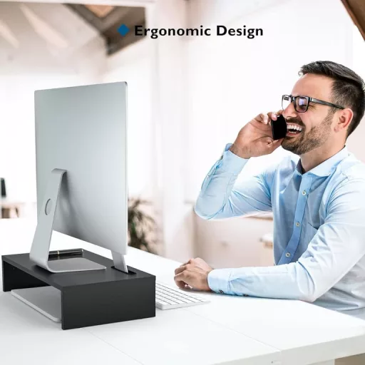 Suport laptop BONTEC, suport birou pentru notebook și calculator