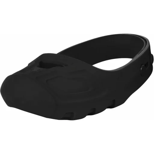Protecții Mari pentru Pantofi Negre pentru Copii - Apărătoare de Picior din Plastic, de la 12 Luni, pentru Mărimi 36-43, Ușor de Curățat