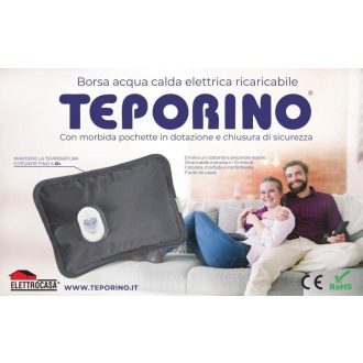   Elettrocasa Srl Újratölthető elektromos melegvíz táska tartótáskával - Újracsomagolt termék