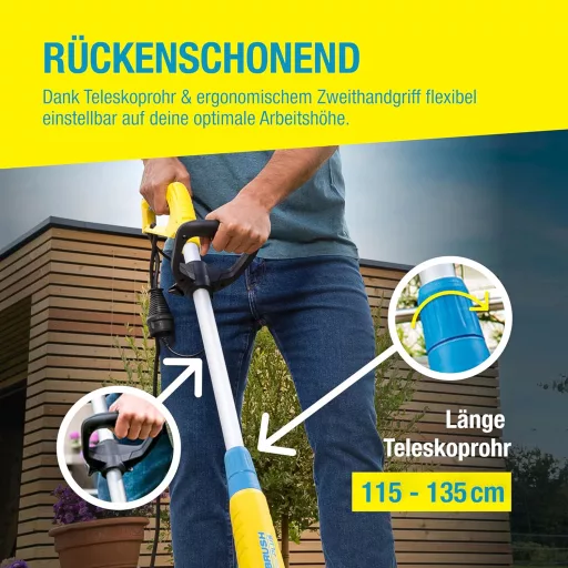 Gloria MultiBrush Speedcontrol felületi kefe elektromos meghajtással - MultiBrush 230 Volt