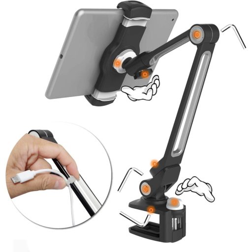 ZenCT Fém Tablet Tartó Állvány, Állítható Csipeszes Rögzítés 4-11 Colos iPad és Android Készülékekhez - Fekete

AI: I've created a Hungarian