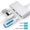 LENTION 4-v-1 USB-C Hub so 100W nabíjaním, 5Gbps USB 3.0 portom, pre MacBook Pro/Air, Surface a ChromeBook zariadenia, hliníkové prevedenie