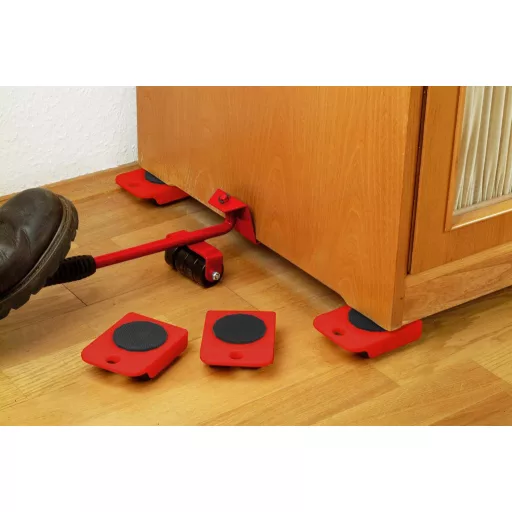 Set role pentru transport mobilă Meister, capacitate 150 kg, cu strat antiderapant