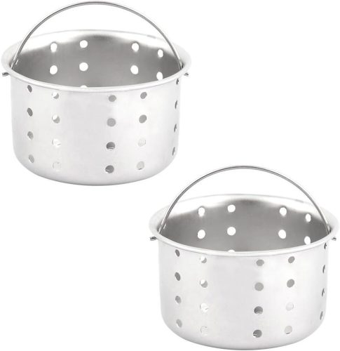 2db Rozsdamentes Acél Mosogató Szűrő 7,7cm