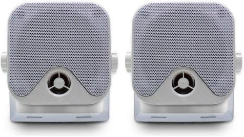 Herdio 100W Vízálló Mini Hangszóró - 10,2 cm Fehér Stereo Hangrendszer ATV, UTV, Motorkerékpár, Traktor és Hajó Használatra

AI: I've create