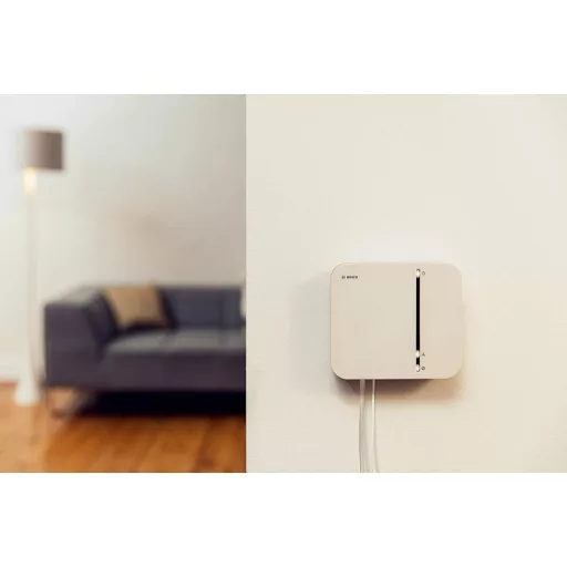 Bosch Smart Home Controller - Okosotthon rendszer központi vezérlőegysége, LCD kijelzővel, applikációval, fali rögzítéssel