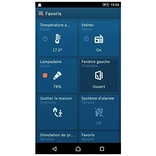 Bosch Smart Home Controller - Okosotthon rendszer központi vezérlőegysége, LCD kijelzővel, applikációval, fali rögzítéssel