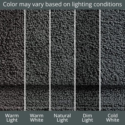 mDesign 3 részes fürdőszobai szőnyeg szett - csúszásmentes, vízfelvevő fürdőszobai kilépő fekete