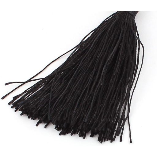 Függönytartó kötél, ablakfüggöny rögzítő, díszítés irodába, otthonba, 127cm, fekete. Újracsomagolt termék