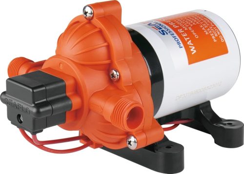 LightEU 12V Automata Nyomásszivattyú - 3.10 Bar/45 PSI Vízszivattyú Hajókhoz, Lakóautókhoz, Kempingezéshez és Kerthez - 11.3L/min 