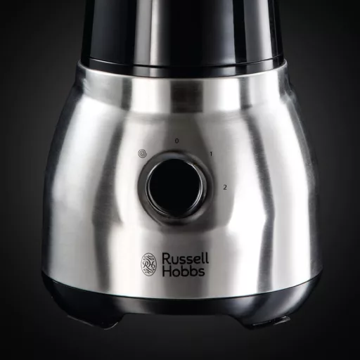 Russell Hobbs 2 az 1-ben Turmixgép Üveg Tartállyal, Hordozható Pohárral és 0.8 LE Motorral