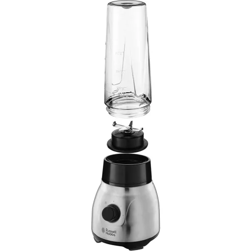 Russell Hobbs 2 az 1-ben Turmixgép Üveg Tartállyal, Hordozható Pohárral és 0.8 LE Motorral