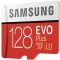 Samsung EVO Plus Micro SDXC 128GB memóriakártya 100MB/s Class 10 U3 SD adapterrel