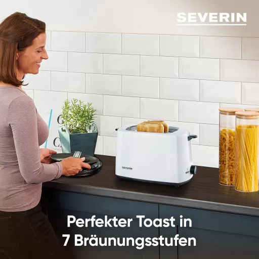 SEVERIN Automata Kenyérpirító 700W Rozsdamentes Baguette Funkcióval