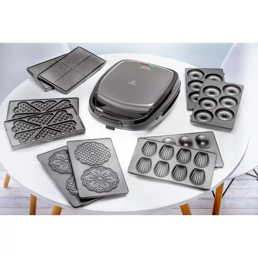 Tefal Snack Time 2in1 Gofri és Szendvicssütő Készülék 700W Mosogatógépben Mosható