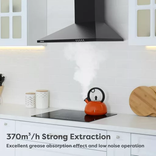 CIARRA 60 cm-es Falra Szerelhető Konyhai Páraelszívó