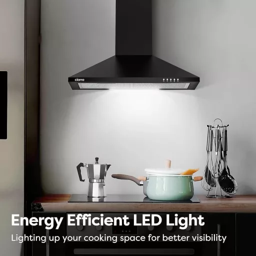 CIARRA 60 cm-es Falra Szerelhető Konyhai Páraelszívó
