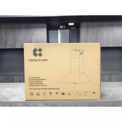 CIARRA 60 cm-es Falra Szerelhető Konyhai Páraelszívó