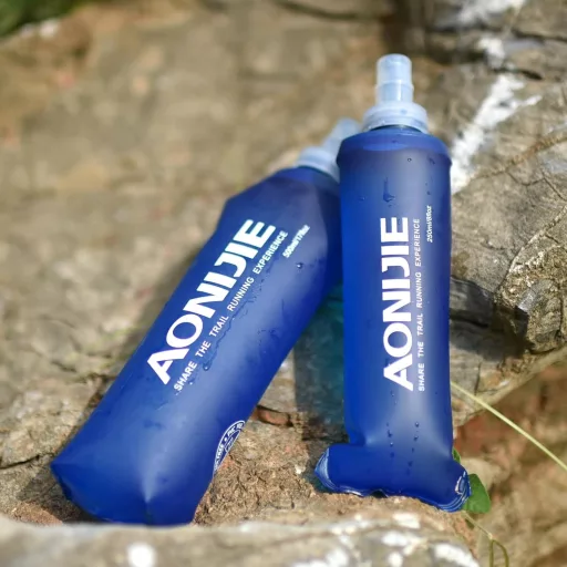 Skladacia športová fľaša na vodu Triwonder bez obsahu BPA na bicyklovanie