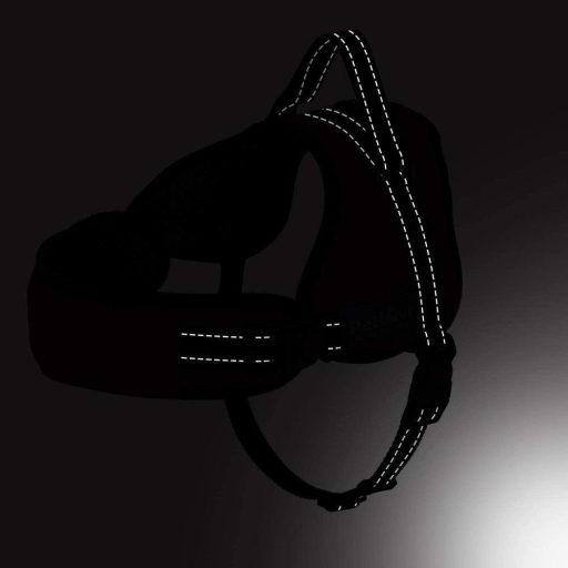 Kutyahám Kis-Nagy Méretű Kutyáknak, Állítható, Párnázott, Vörös