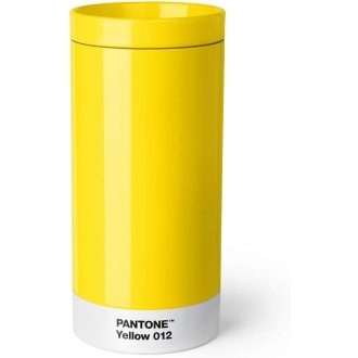   Copenhagen Design Pantone utazó bögre rozsdamentes acél sárga 400ml
